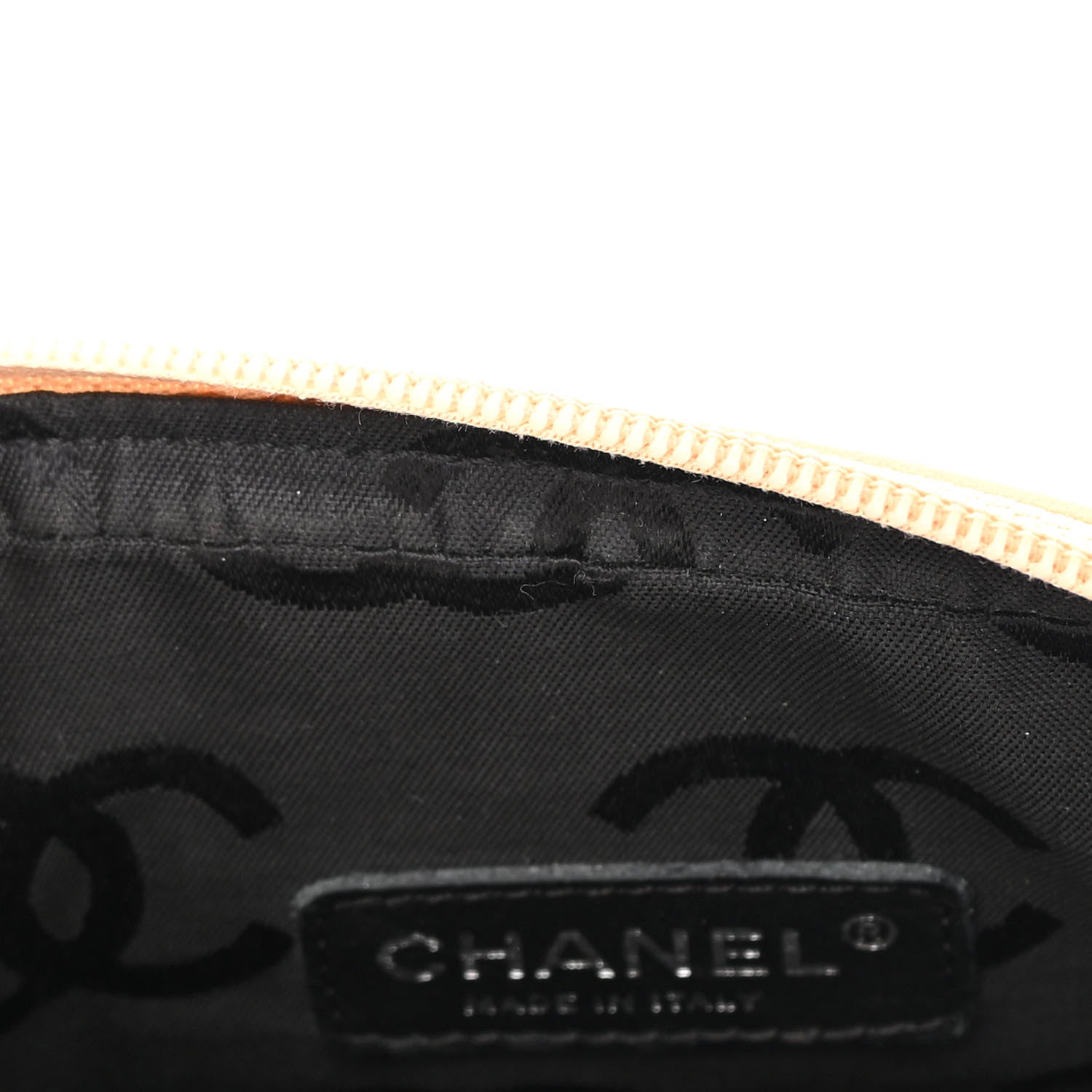 Chanel Calfskin Quilted Medium Cambon Messenger Beige Black 12 of 17