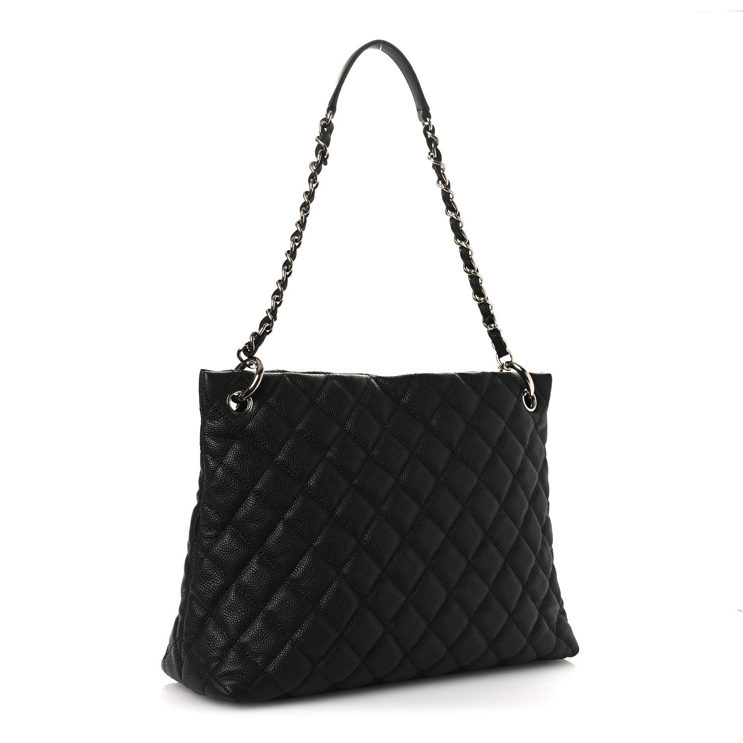 Chanel Caviar Quilted Easy Zip Tote Black 3 of 10