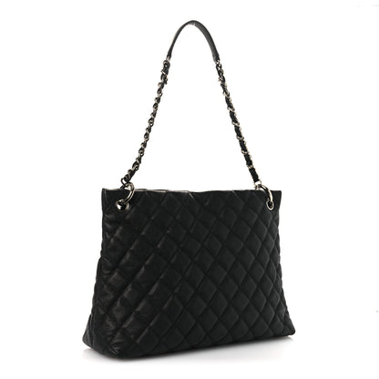 Chanel Caviar Quilted Easy Zip Tote Black 3 of 10