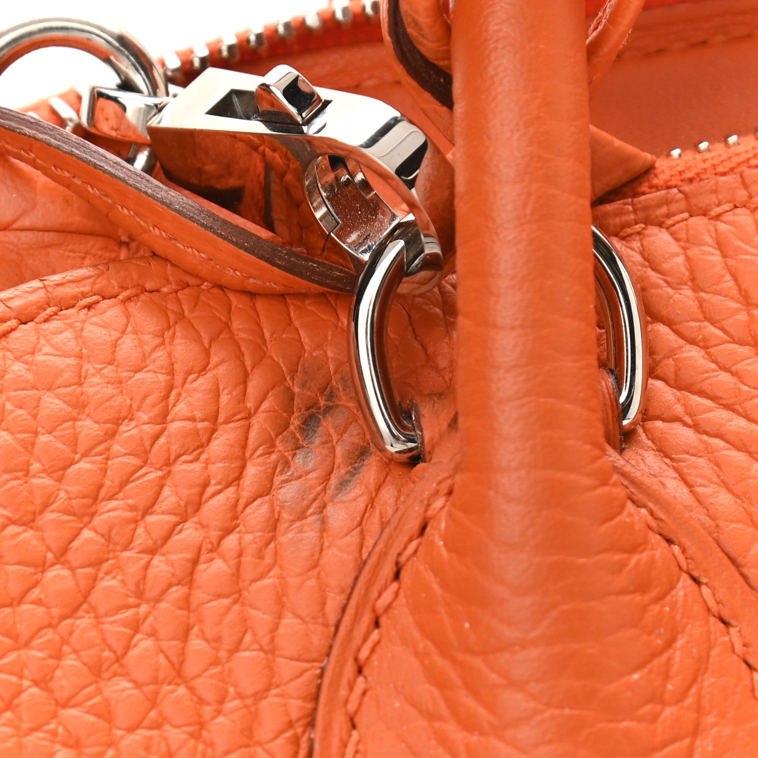 Hermes Taurillon Clemence Bolide 31 Orange 12 of 17