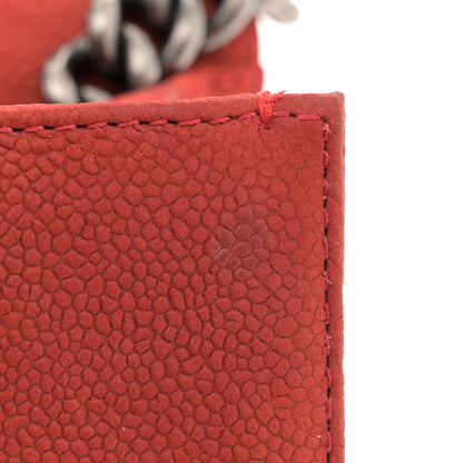 Chanel Iridescent Caviar Quilted Medium Boy Flap Red 17 of 17