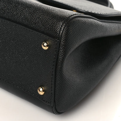 Dolce & Gabbana Dauphine Small Miss Sicily Satchel Black 7 of 10