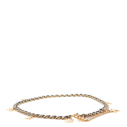 Chanel Lambskin Chain CC Charm Belt Black Gold 1 of 6