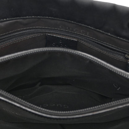 Gucci Nylon Bamboo Handle Bag Black 7 of 12