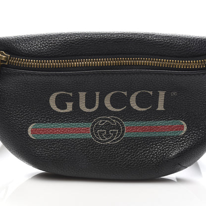 Gucci Grained Calfskin Small Logo Belt Bag Black 11 of 11