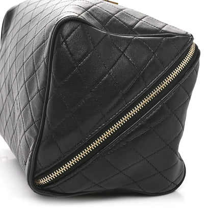 Saint Laurent Lambskin Quilted Gaby Vanity Case Black 10 of 10