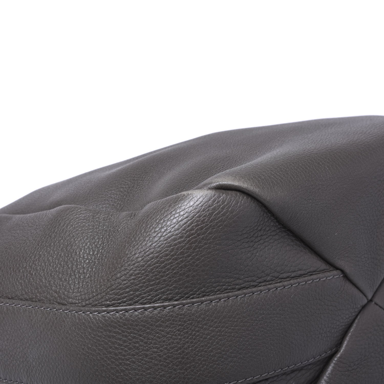 Gucci Pebbled Calfskin Shoulder Bag Grey 5 of 11