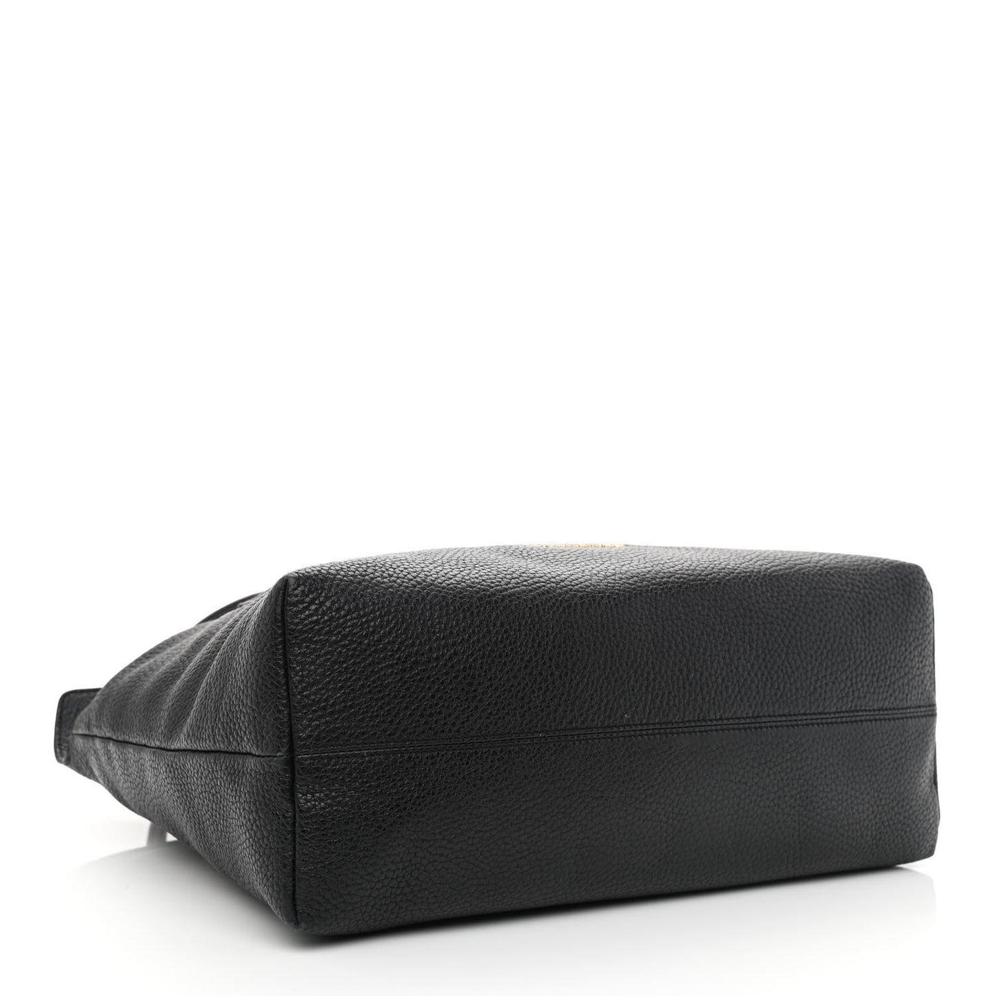 London Grainy Calfskin Medium Baynard Tote Black