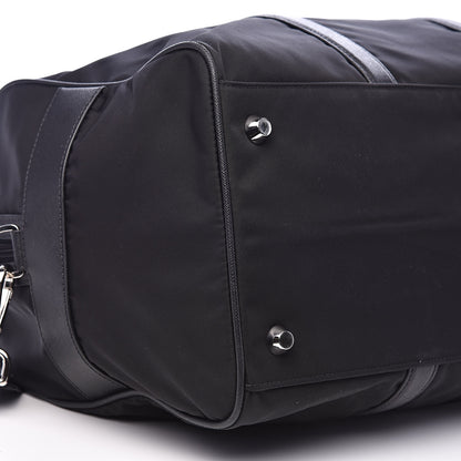 Prada Tessuto Nylon Saffiano Viaggio Duffle Black 8 of 13