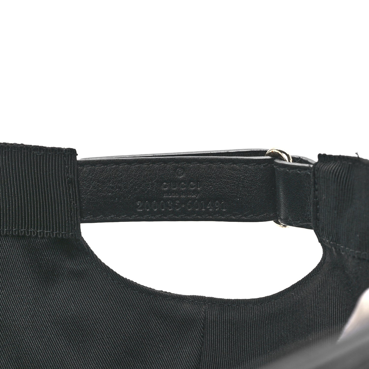 Gucci Monogram Web Baseball Hat XL Black 9 of 9