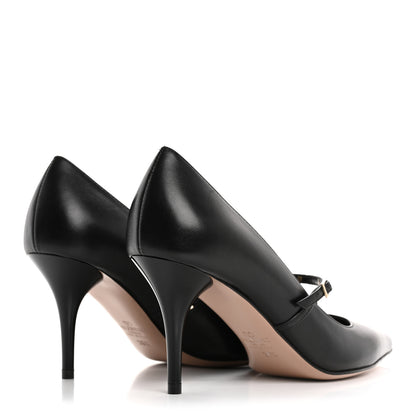 Valentino Garavani Nappa Rockstud Wispy Mary Jane 80mm Pumps 35.5 Black 5 of 10