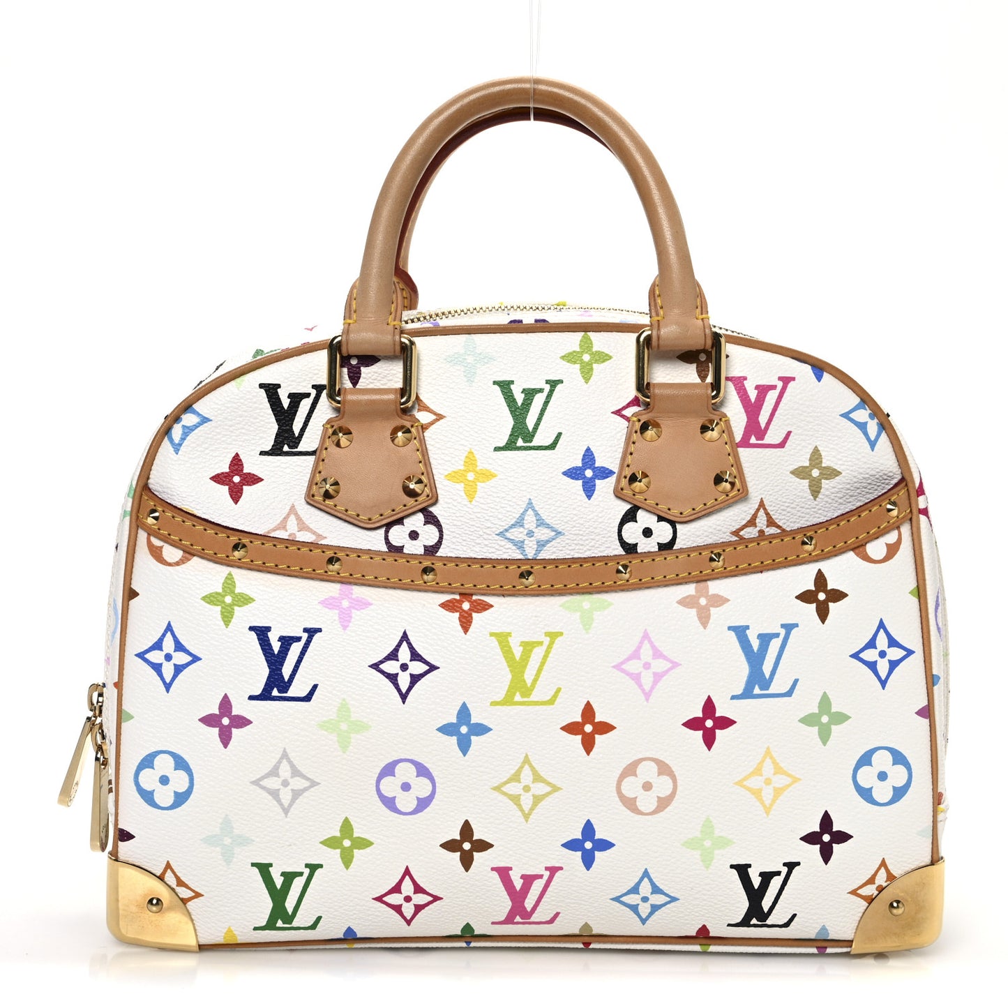 Monogram Multicolor Trouville White
