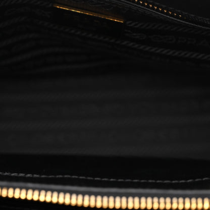 Prada Saffiano Small Galleria Double Zip Tote Black 5 of 10
