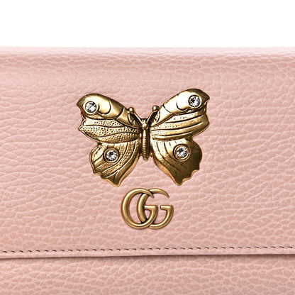 Gucci Dollar Calfskin Garden Continental Wallet Perfect Pink 7 of 8