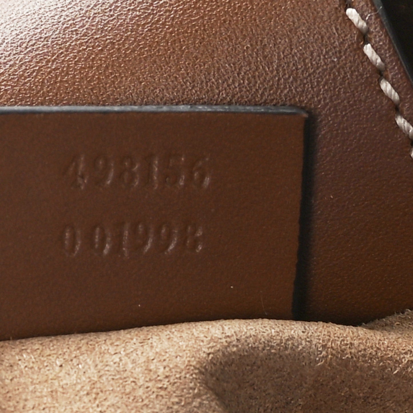 GG Supreme Monogram Calfskin Small Padlock Tote Beige Ebony Tuscany