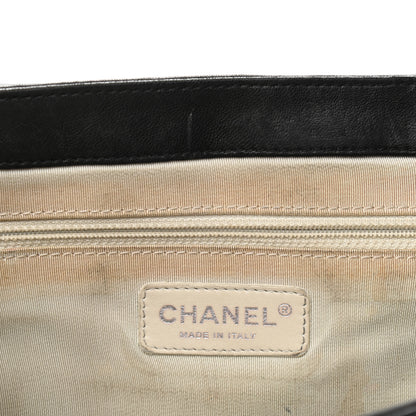 Chanel Washed Lambskin Quilted Medium Chain Around Messenger Black 8 of 11