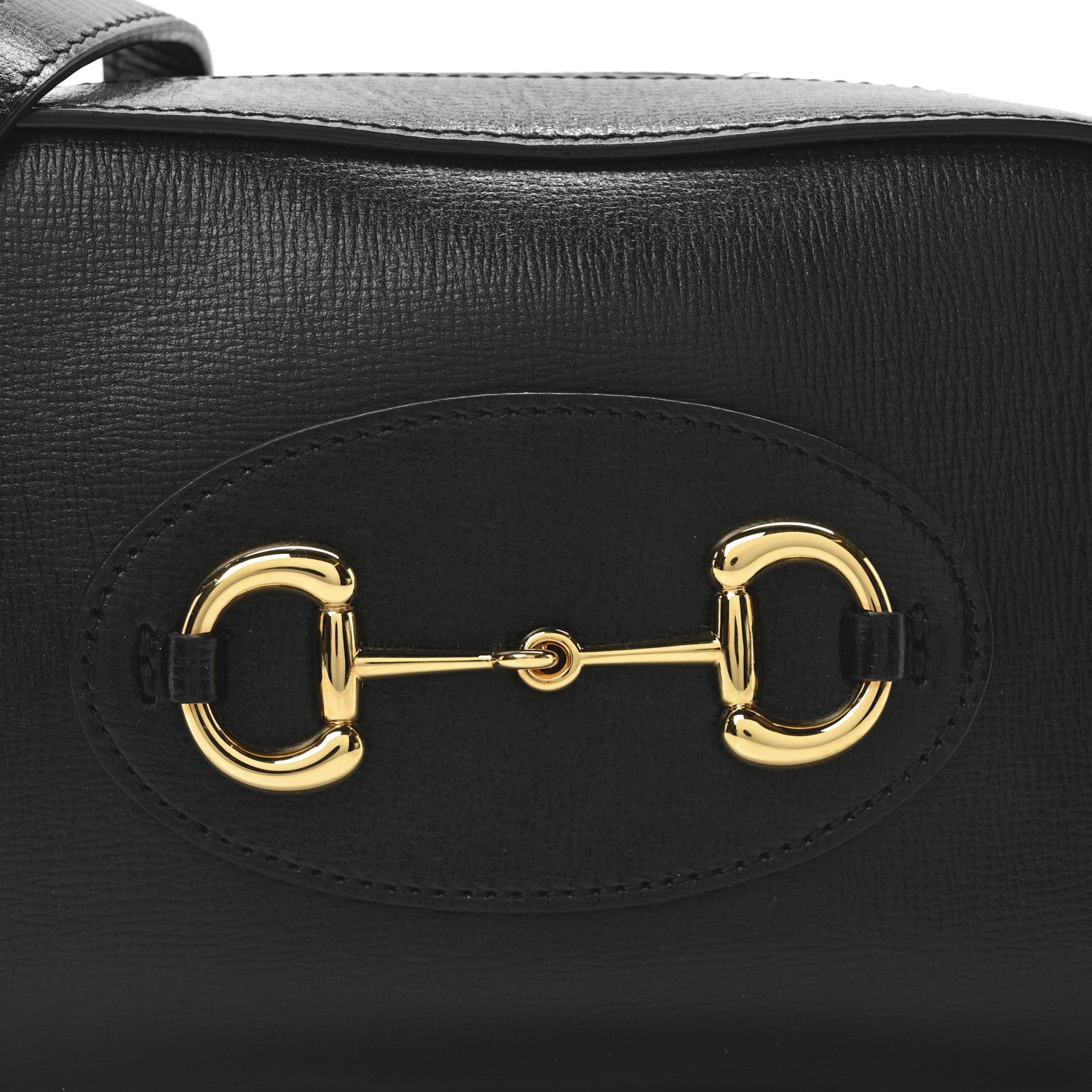 Gucci Calfskin Mini Horsebit 1955 Camera Shoulder Bag  Black 8 of 11