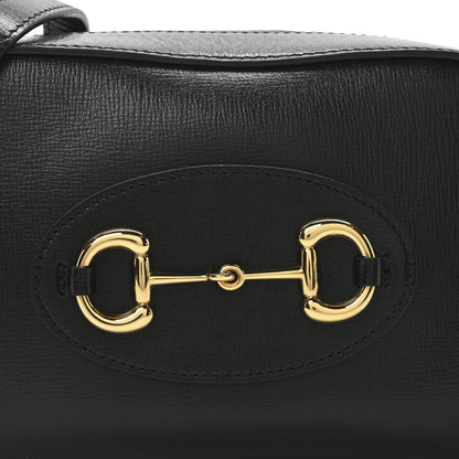 Gucci Calfskin Mini Horsebit 1955 Camera Shoulder Bag  Black 8 of 11