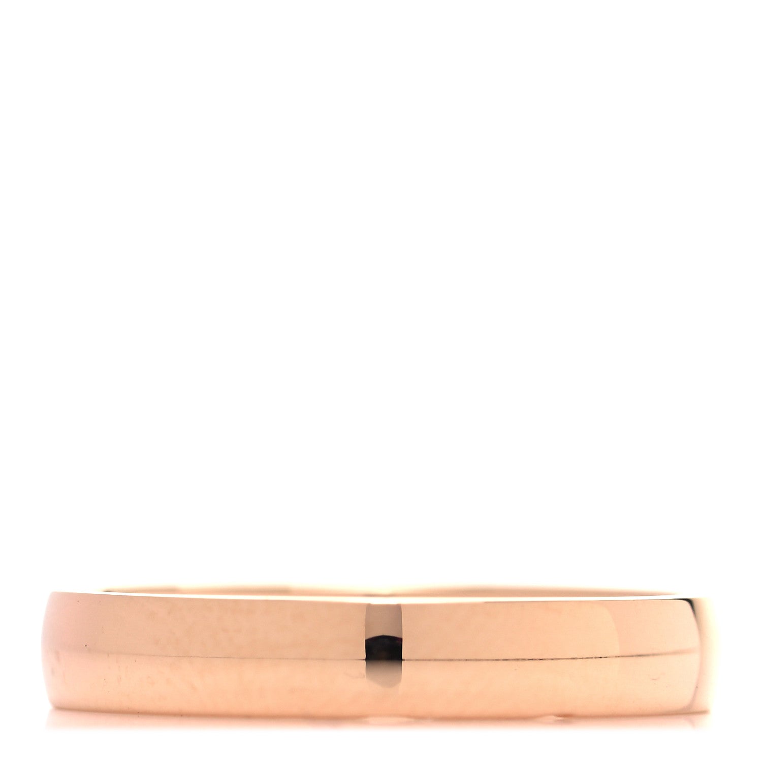 Hermes 18K Rose Gold Diamond Ever Herakles Wedding Band Ring 58 8.25 4 of 4