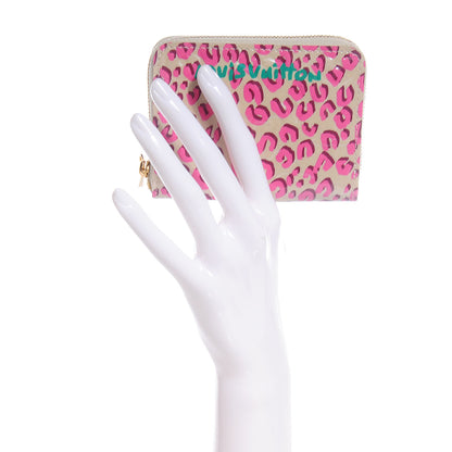 Louis Vuitton Vernis Leopard Zippy Coin Purse Blanc Corail 2 of 8