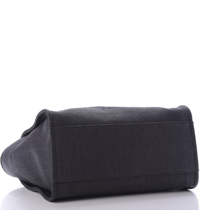 Chanel Mixed Fibers Calfskin Medium Deauville Tote Black 4 of 10