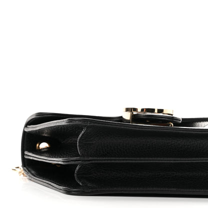 Gucci Dollar Calfskin Small Interlocking G Shoulder Bag Black 10 of 12