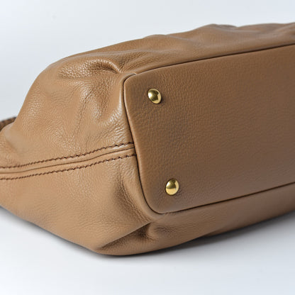 Miu Miu Vitello Daino Top Handle Tote Cammeo 8 of 9
