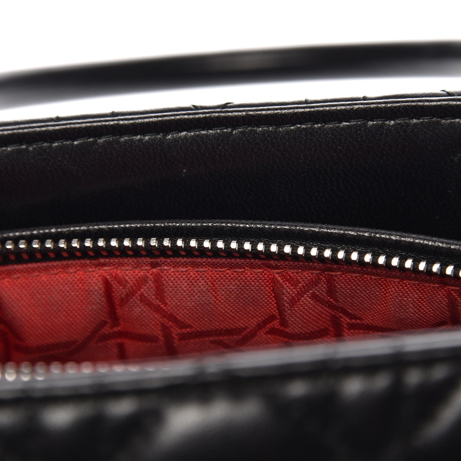 Christian Dior Lambskin Cannage Medium Lady Dior Black 8 of 13