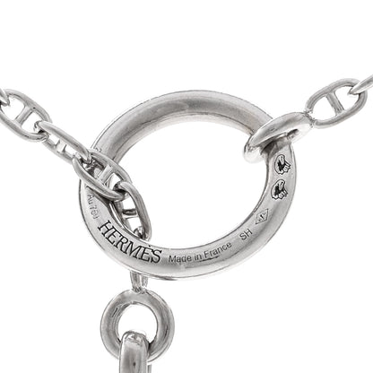 Hermes 18K White Gold Diamond New Farandole Pendant Necklace ST 4 of 6