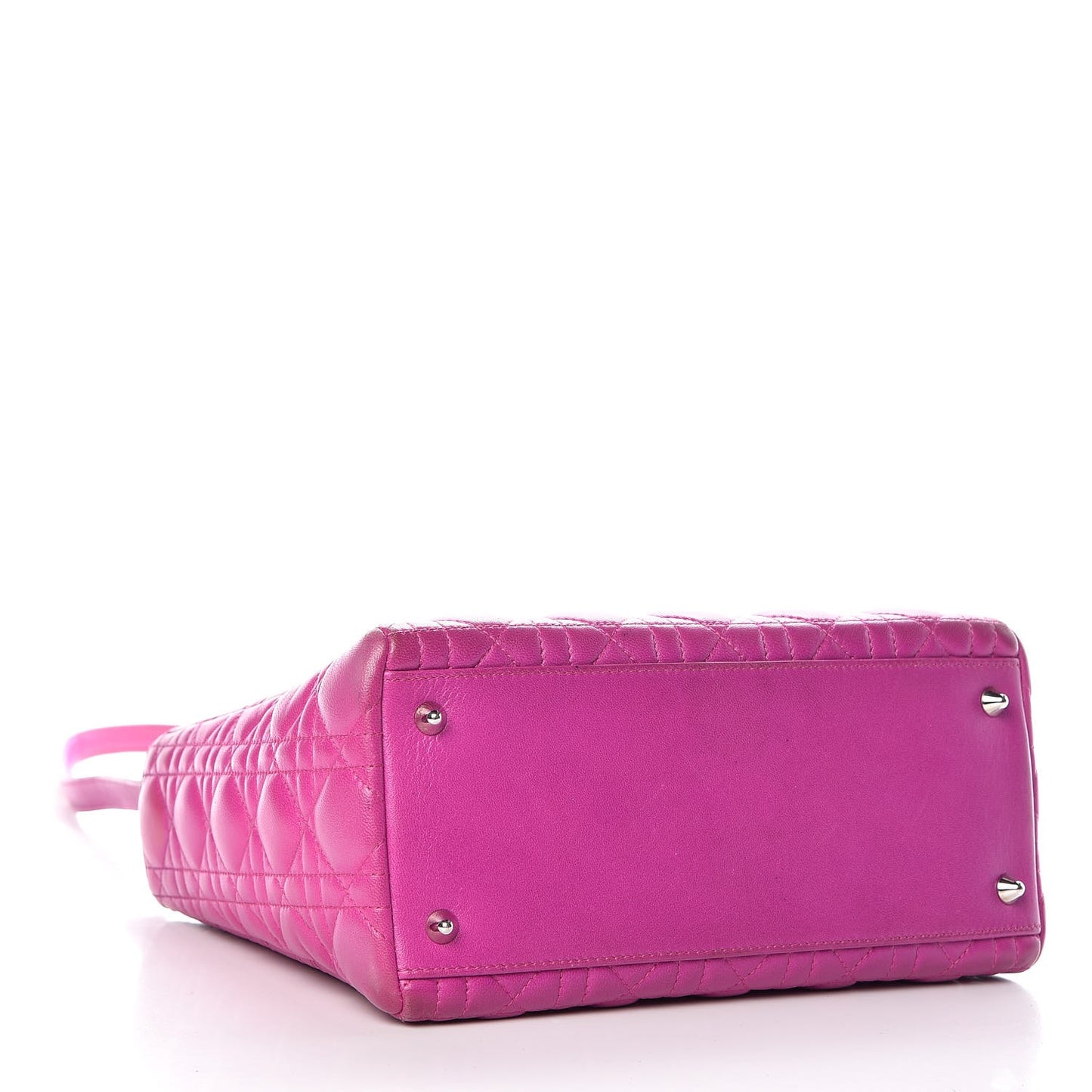 Lambskin Cannage Medium Lady Dior Pink