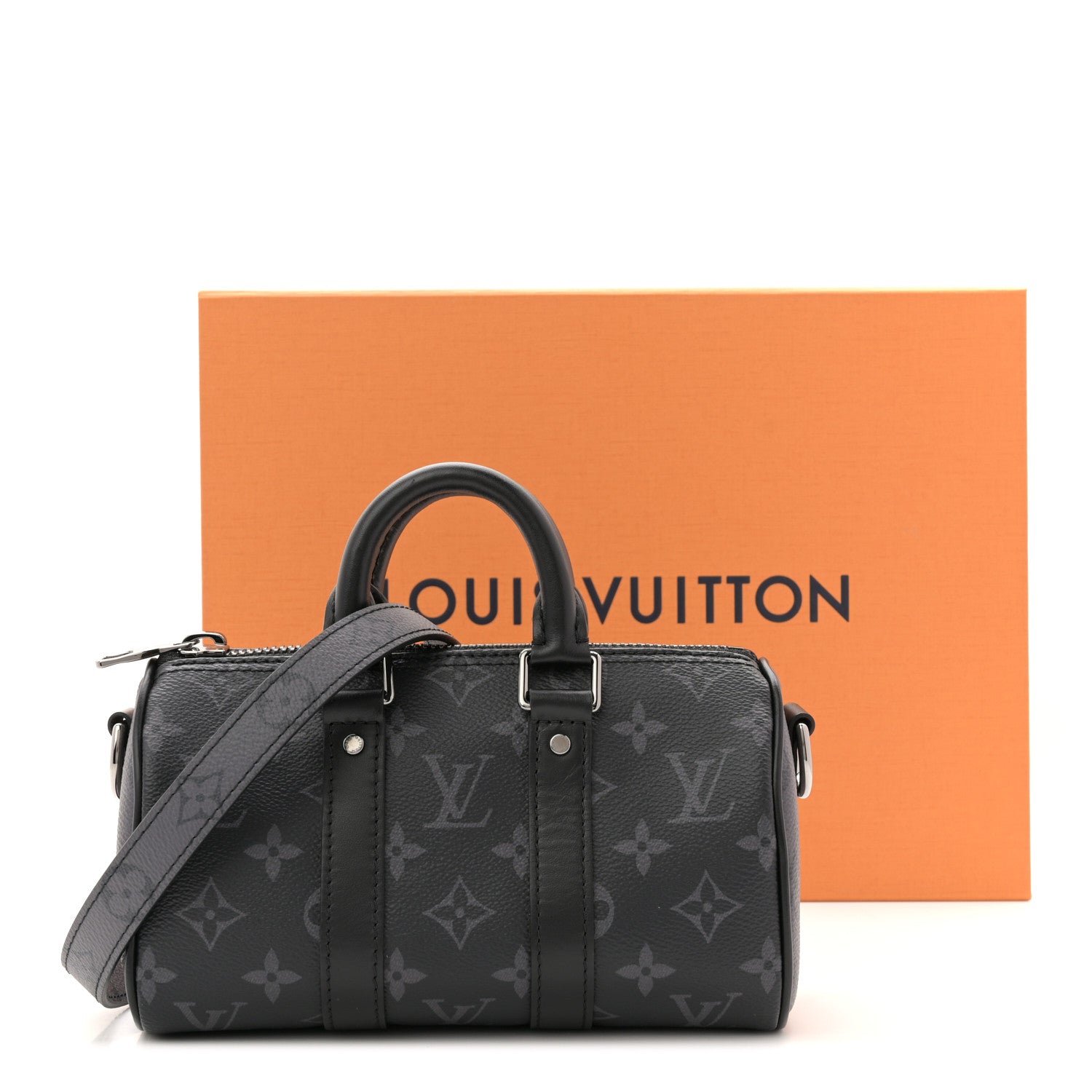 Louis Vuitton Reverse Monogram Eclipse Keepall XS Black 10 of 10