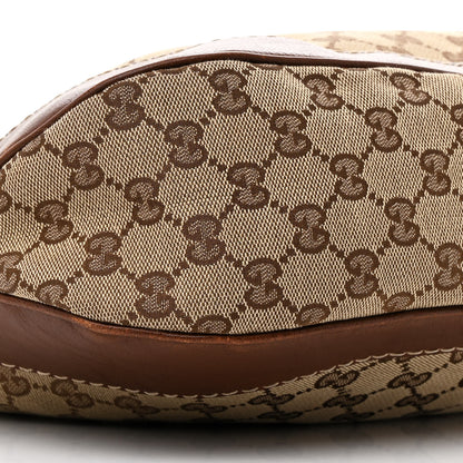 Gucci Monogram Medium Charlotte Hobo Brown 9 of 13