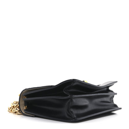 Fendi Vitello Liberty FF 1974 Embossed Small Kan I Shoulder Bag Black 4 of 10