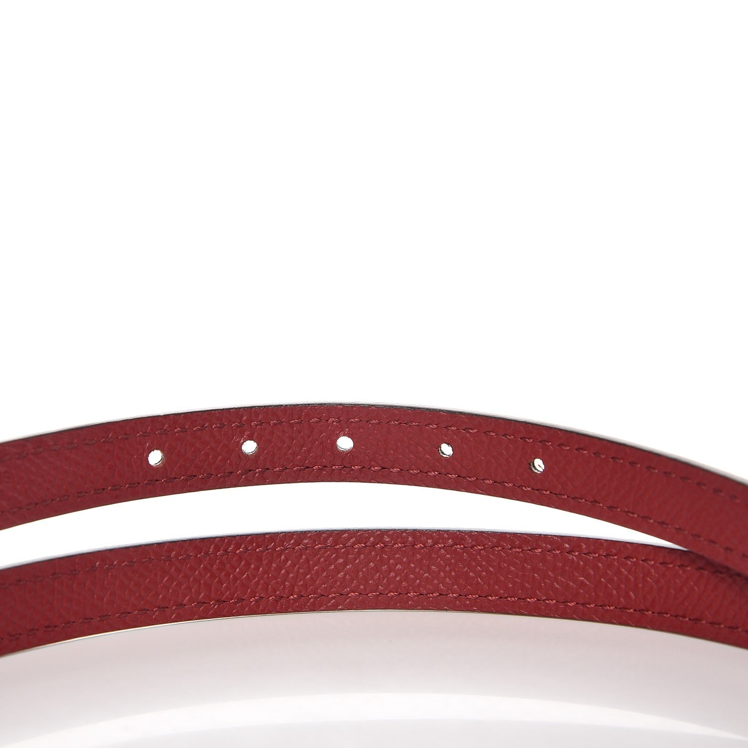 Hermes Swift Epsom 13mm Focus Belt 70 Black Rouge Grenat 4 of 5
