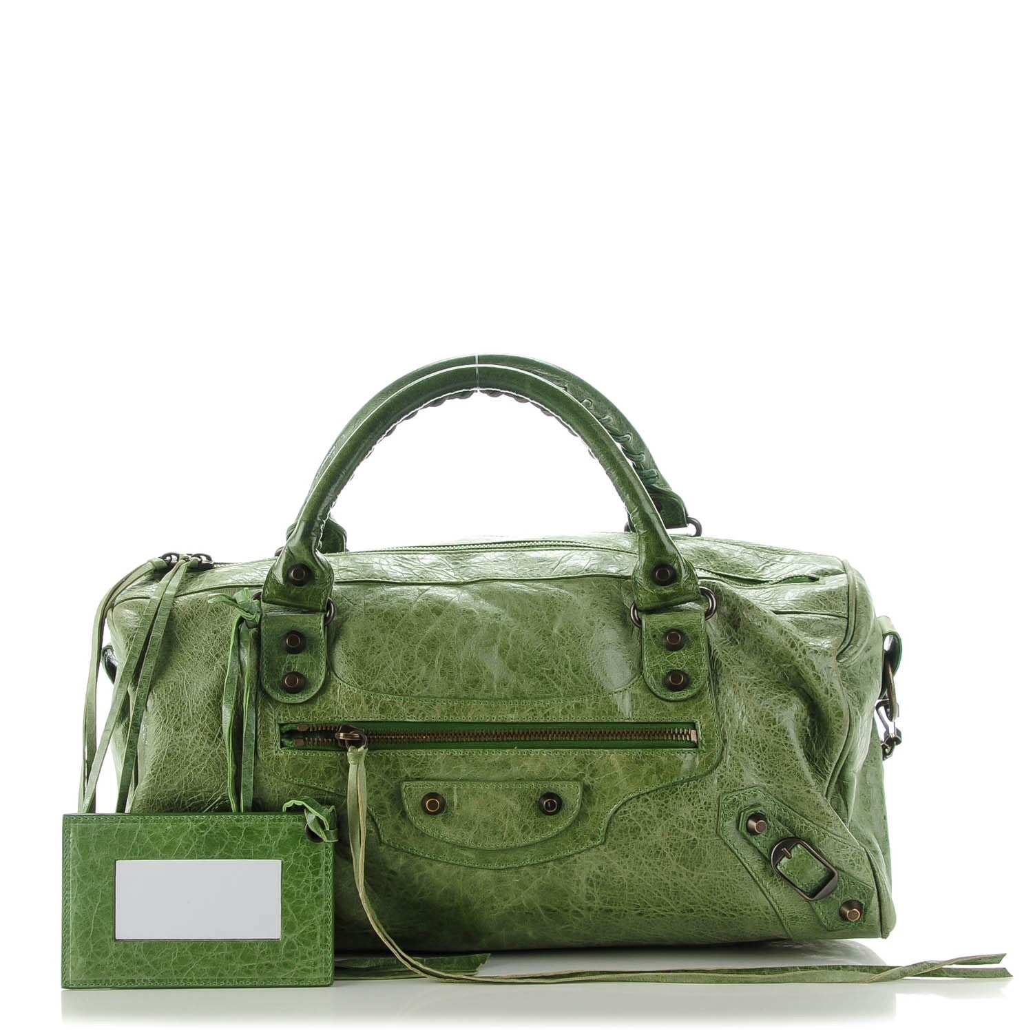 Balenciaga Agneau Classic Hardware Twiggy Vert Thyme 1 of 7