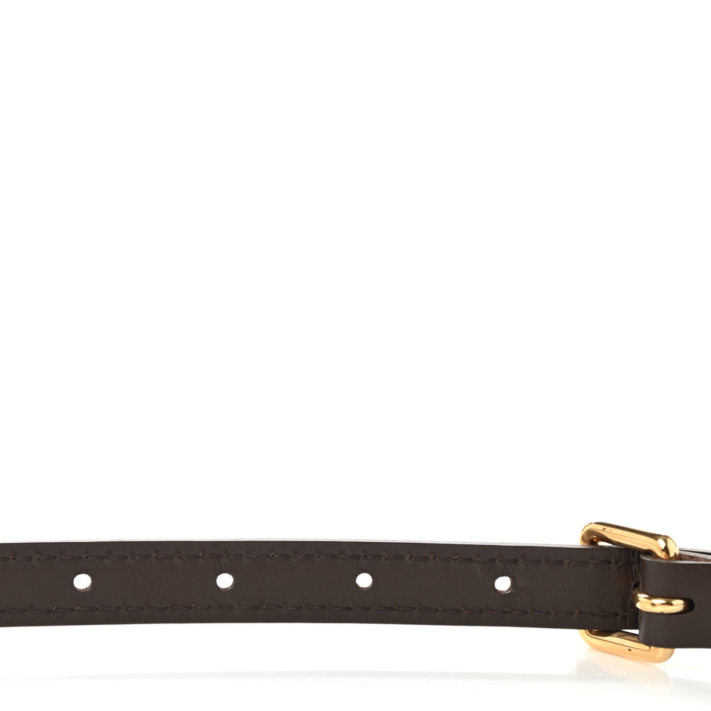 Calfskin 12mm Adjustable Shoulder Strap Brown