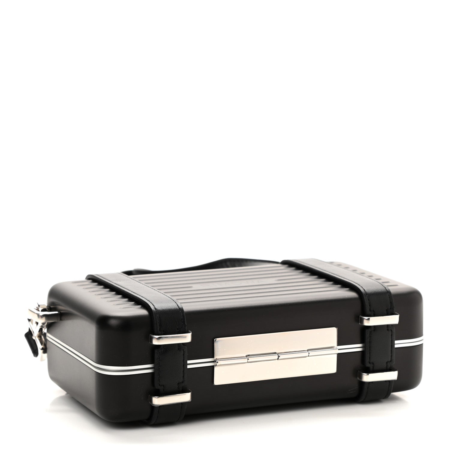 Christian Dior X RIMOWA Aluminum Personal Clutch On Strap Black 4 of 9