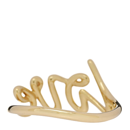 Tiffany 18K Yellow Gold Paloma's Graffiti Love Ring 53 6.5 3 of 5