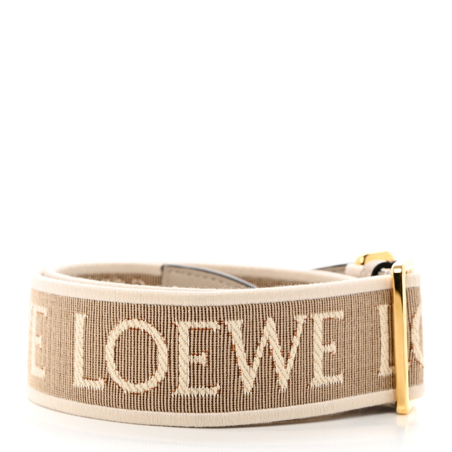 Calfskin Jacquard Anagram Strap Natural