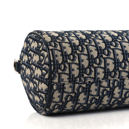 Christian Dior Oblique Roller Messenger Bag Blue 7 of 8