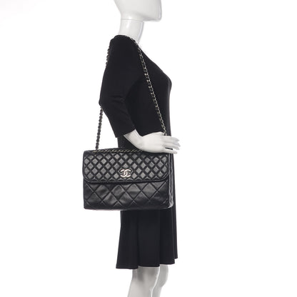 Chanel Calfskin Quilted In The Business Flap Bag Black 2 of 13