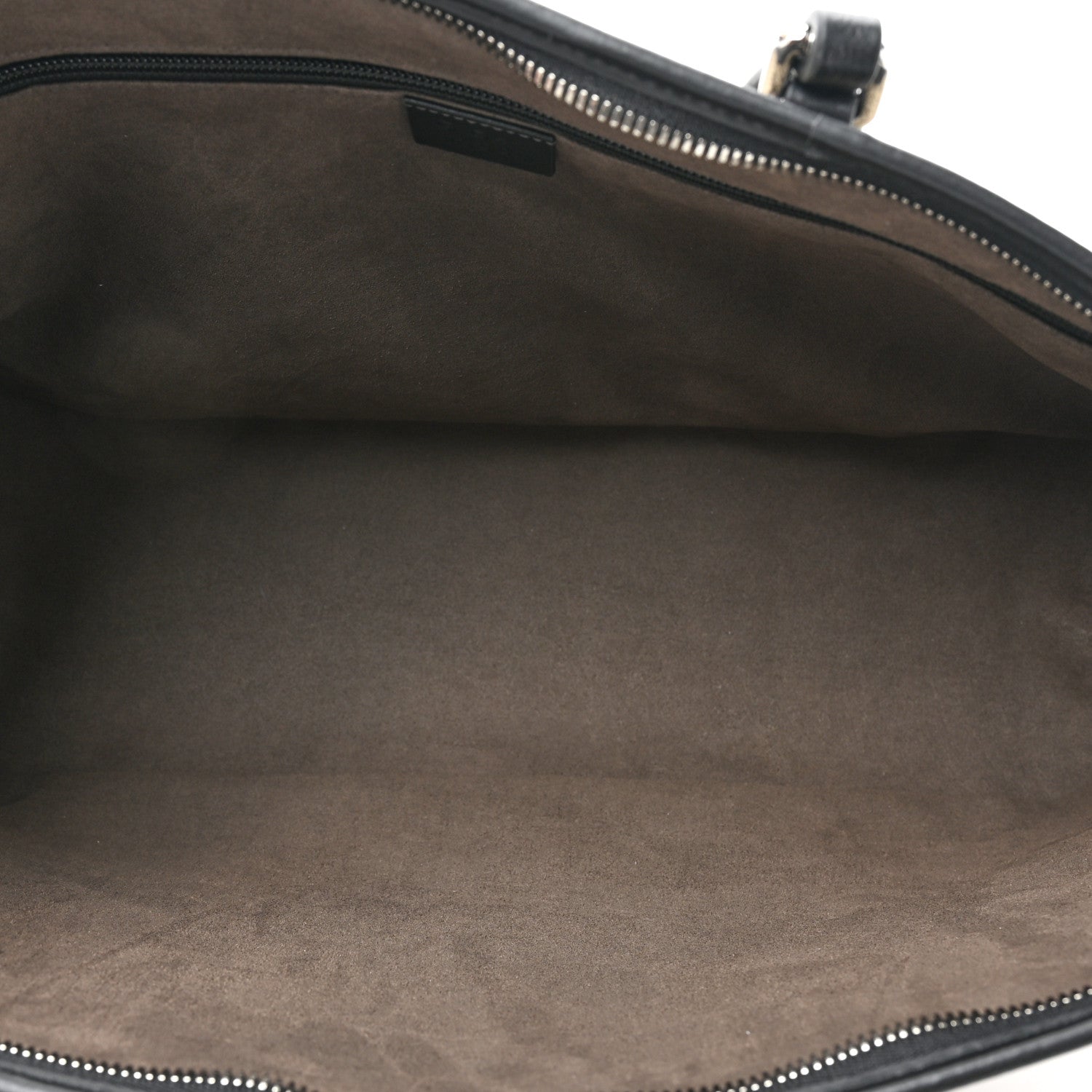 Gucci GG Supreme Monogram Medium Zippered Tote Dark Brown 5 of 9