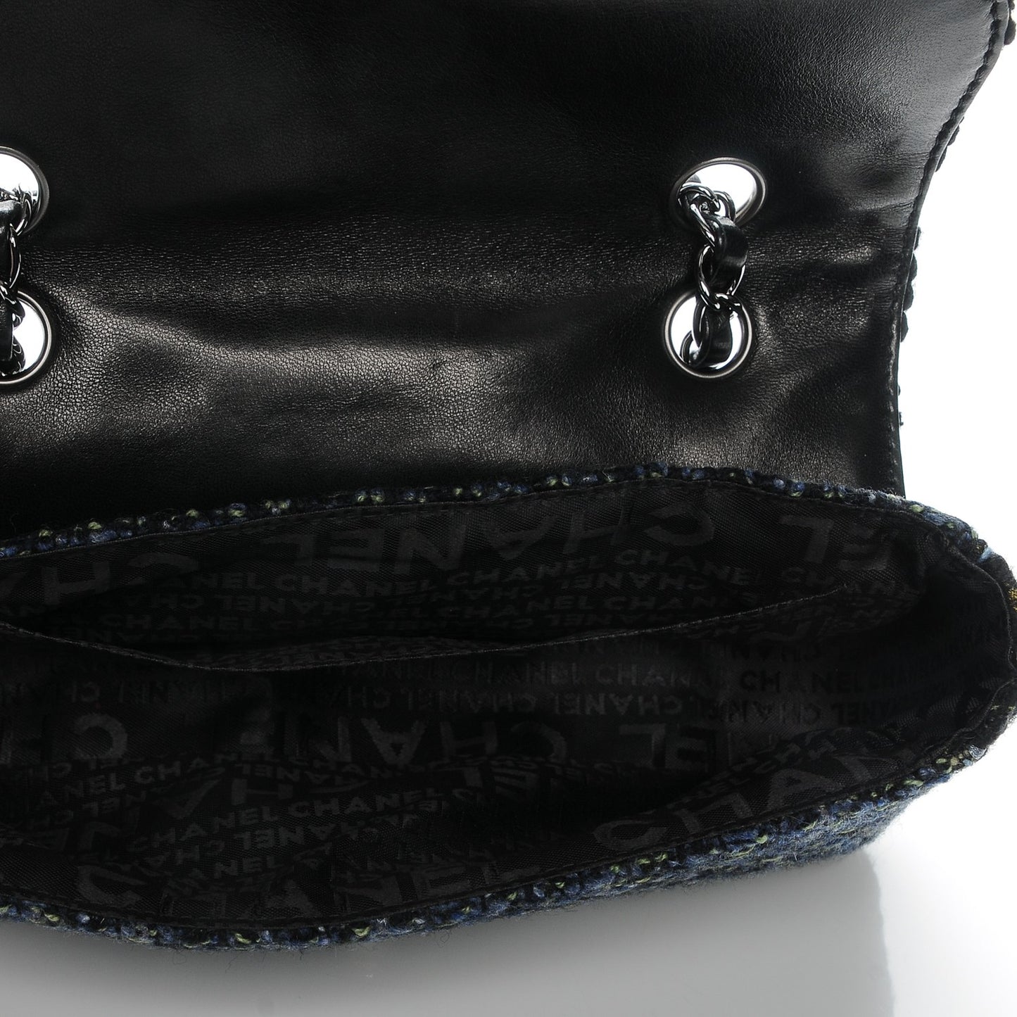 Tweed Small Fantasy Flap Black