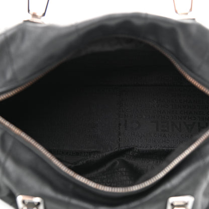 Chanel Lambskin Square Stitched Large Tote Black 5 of 12
