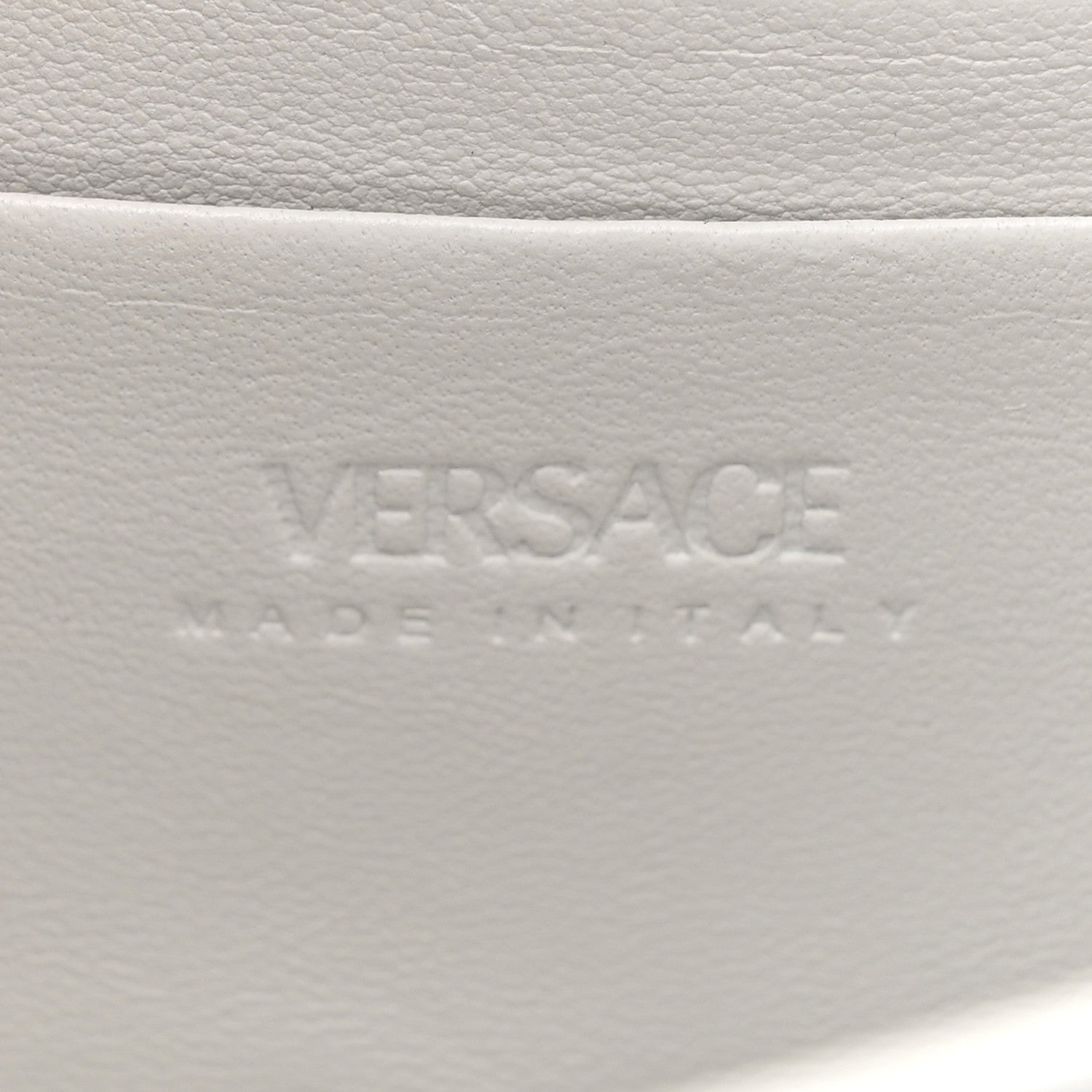 Versace Calfskin Small Greca Goddess Shoulder Bag Optical White 6 of 11