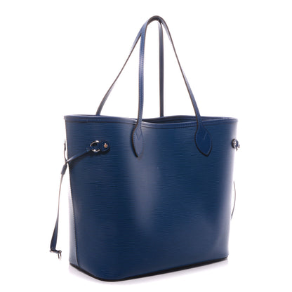 Louis Vuitton Epi Neverfull MM Saphir 3 of 8