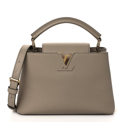 Louis Vuitton Taurillon Capucines BB Galet 1 of 9