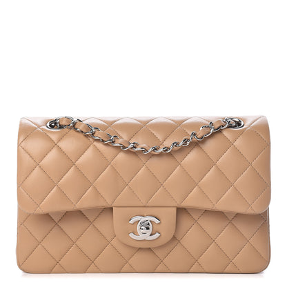 Chanel Lambskin Quilted Small Double Flap Beige 1 of 12