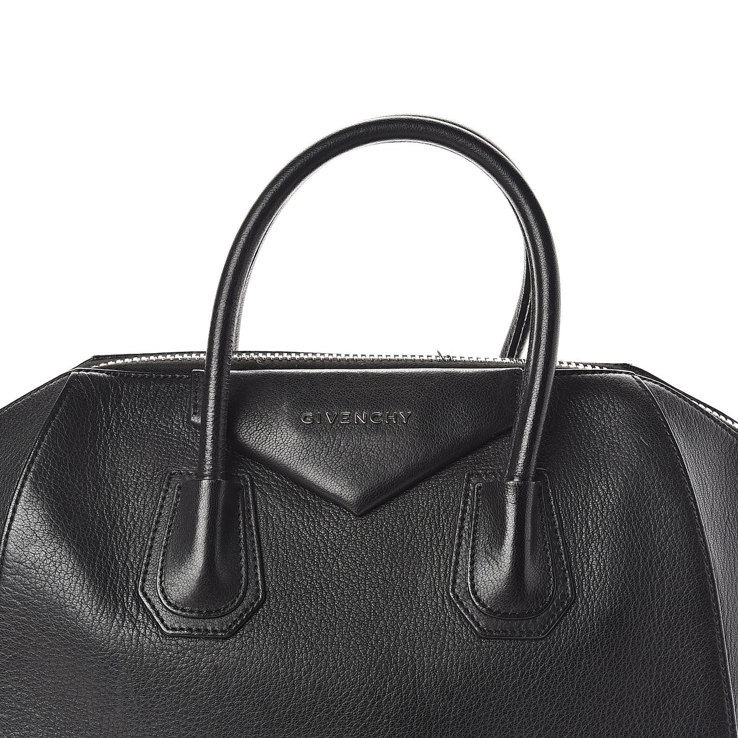 Sugar Goatskin Medium Antigona Black
