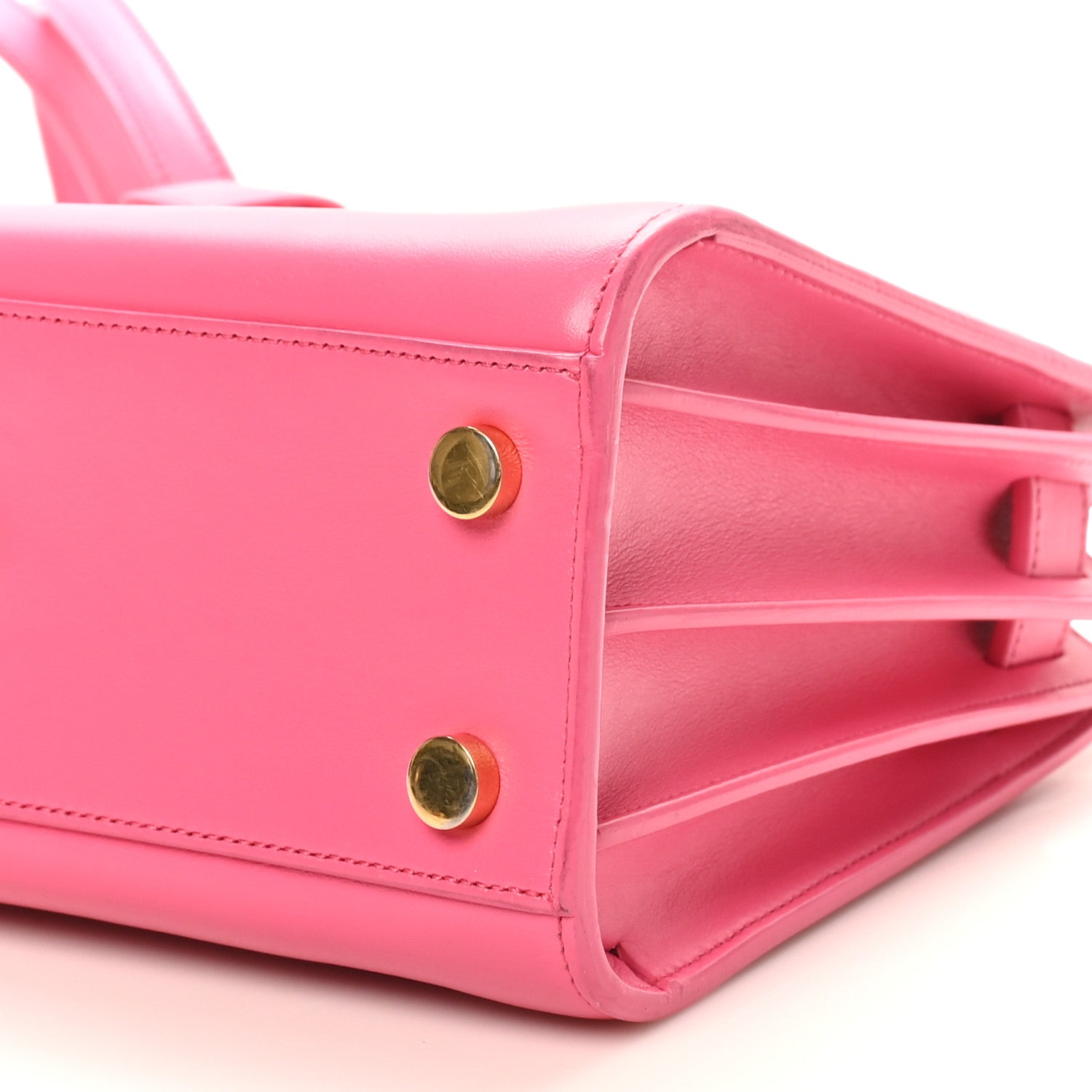 Saint Laurent Calfskin Nano Sac De Jour Lipstick Fuchsia 9 of 9